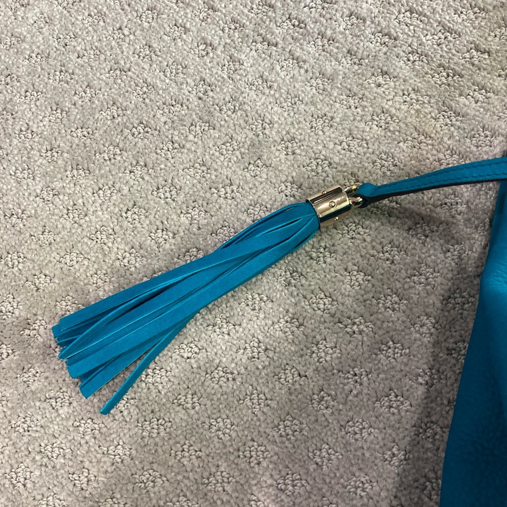 🖤SOLD🖤Gucci Soho Peacock Blue Bag - Picture 5 of 11